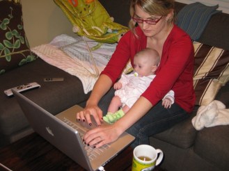 Maternity Multitasking