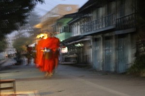 Luang Prabang Monks almsgiving